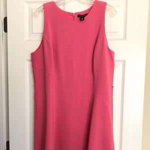 White House Black Market Pink Dress Size16